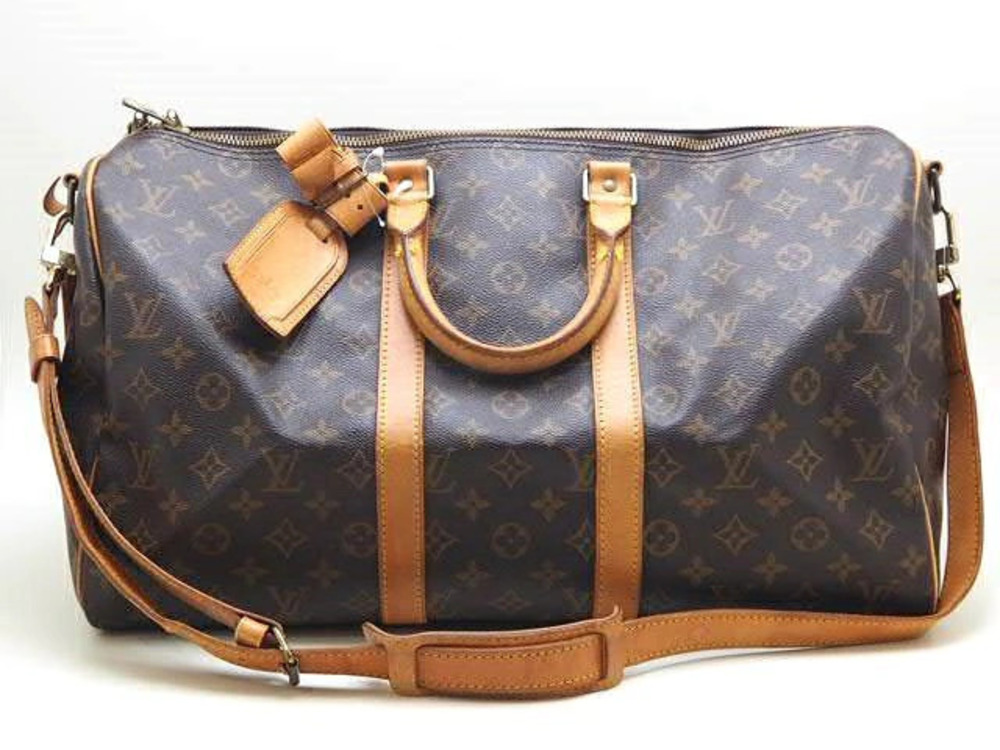 LOUIS VUITTON Keepall Bandouliere Boston bag travel Monogram